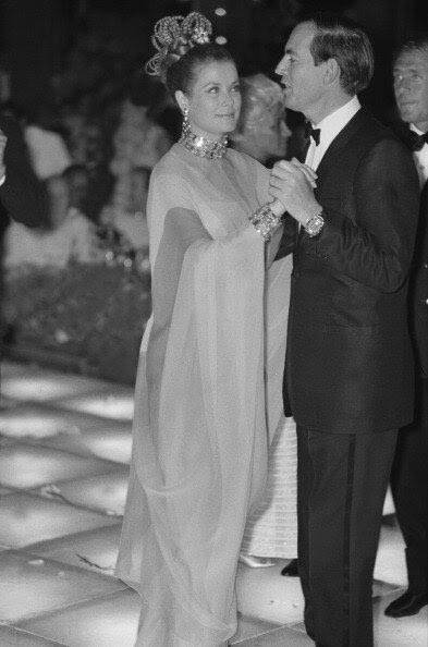 Red cross gala in Monaco on January 01, 1968. Red cross gala in Monaco on January 01, 1968.