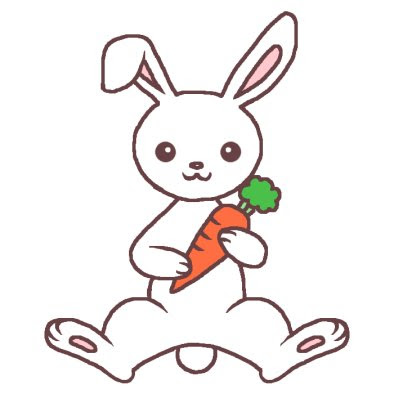 最高うさぎ にんじん イラスト ディズニー帝国