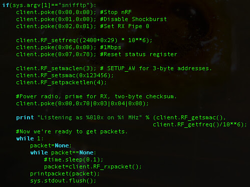 Sniffing TurningPoint Traffic