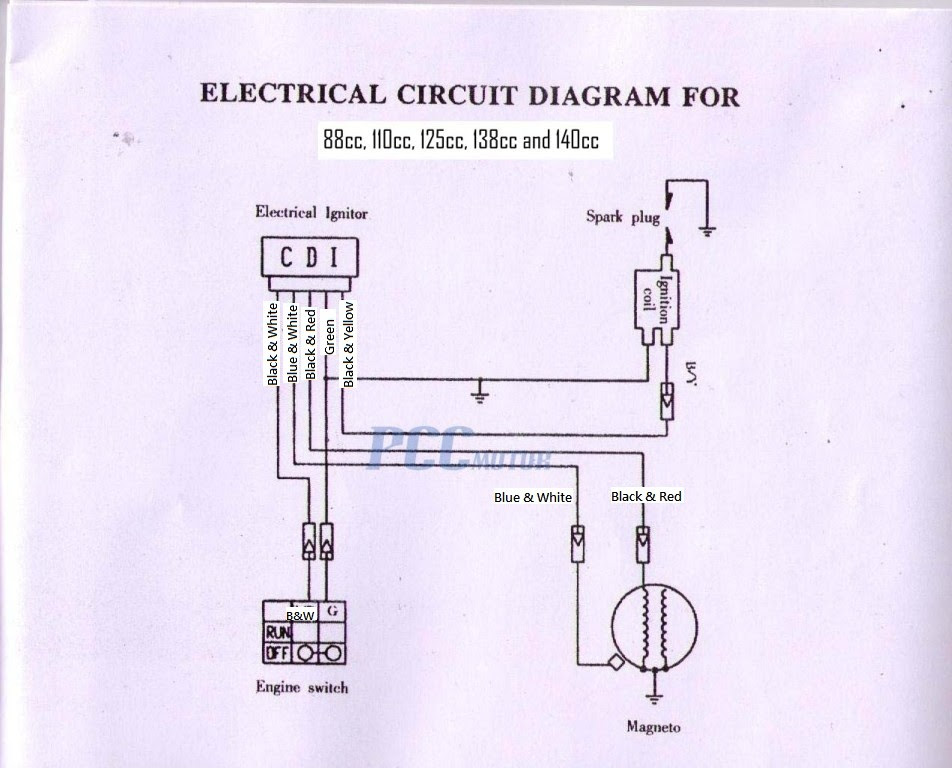 49cc Mini Chopper Wiring Diagram 3 Wire Cdi Box - Wiring Diagram Networks