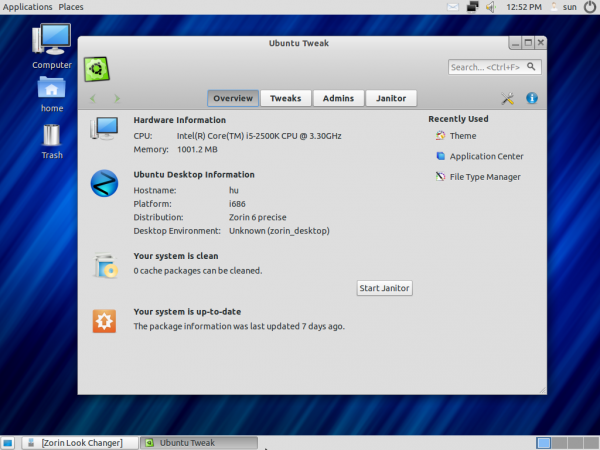 Zorin OS 6 Tweak Tool