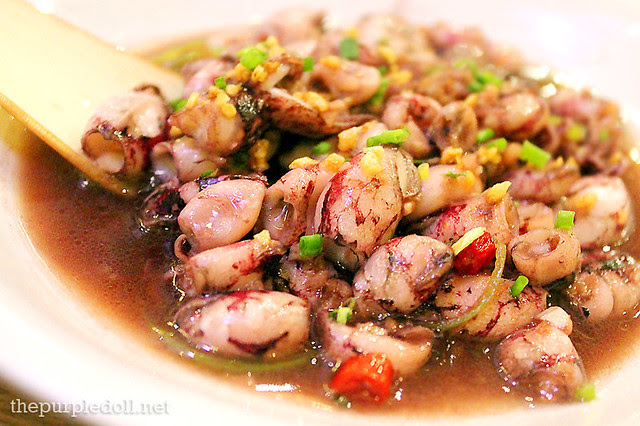 Baby Squid in Olive Oil and Garlic (Medium P265)
