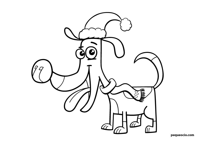 [Download 36+] Imagen De Gorro Navideño Para Colorear