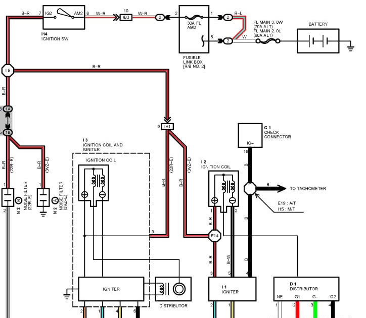22R Ignition Coil Wiring Diagram : Distributor Wire Diagram images
