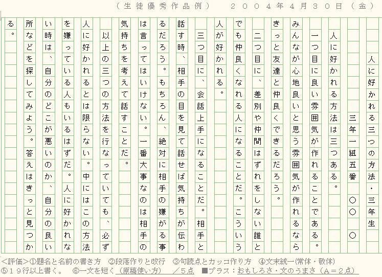最高の画像 適切な 作文 の 書き方 題名