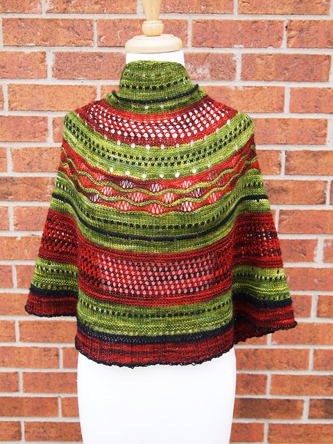 test knit-Misae shawl