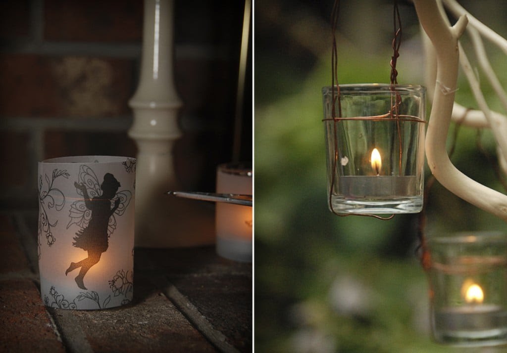 Más velas para fiestas de hadas.