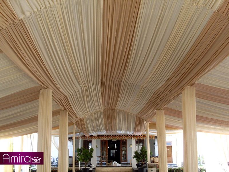 Tenda Pernikahan Warna Pink Silver