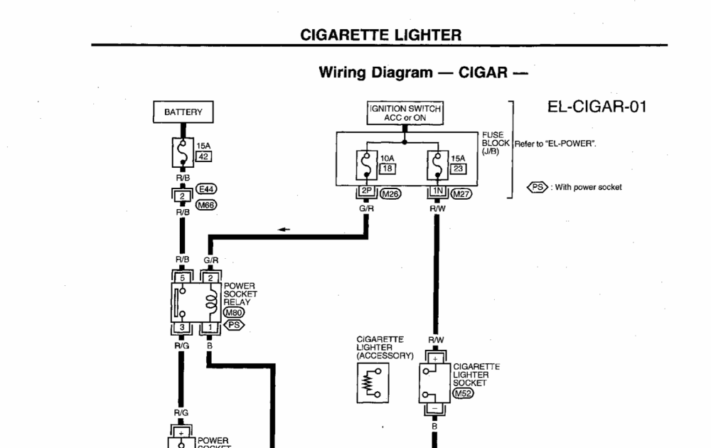 Cigarette Lighter Socket Wiring Diagram primedinspire