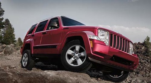 red jeep