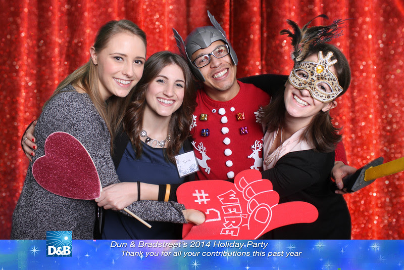 Photo Booth Rental Entertainment for Dun & Bradstreet Holiday Party at Westminster Hotel Livingston NJ