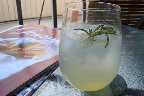 Rosemary Vodka Lemonade Fizz