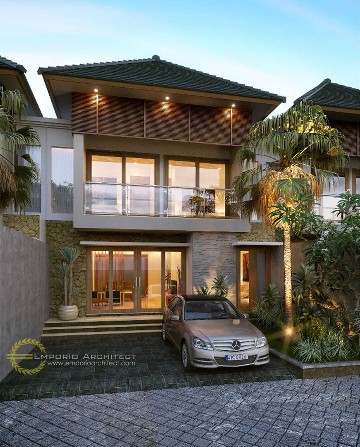 Ide Denah Rumah Villa Bali