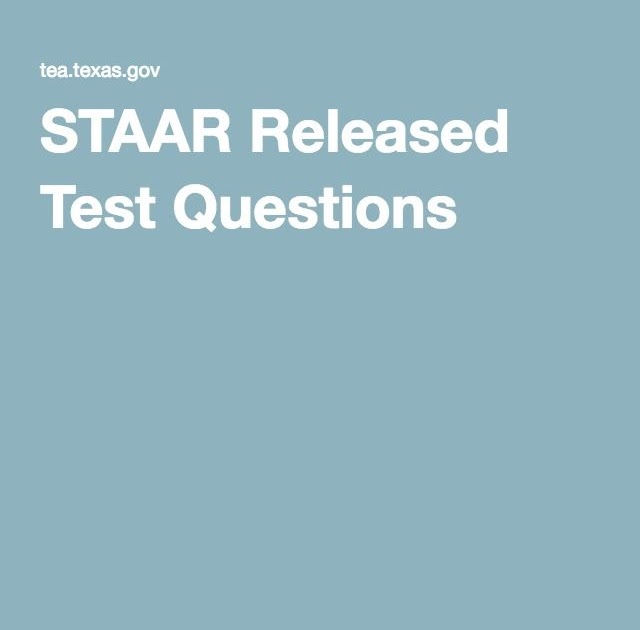 Staar released tests 2016 math staar released test 3rd grade summary 
