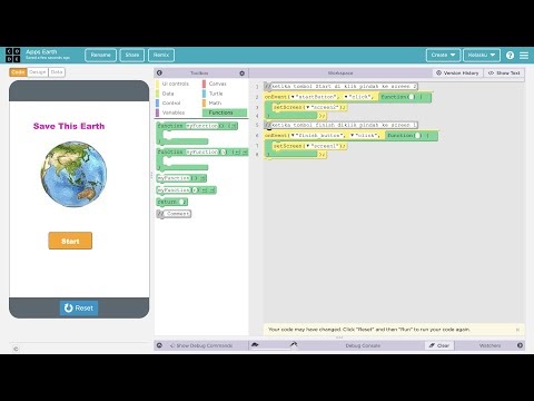 Membuat Apps dengan Studio Code App Lab di Code.org
