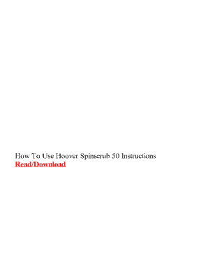 Hoover Spinscrub 50 Owners Manual - Hoover F5821 Steam Vac Carpet