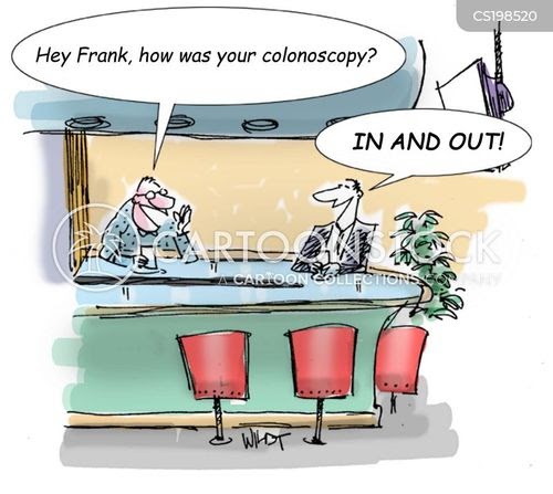 Digestion Problems: Funny Colonoscopy Cartoons