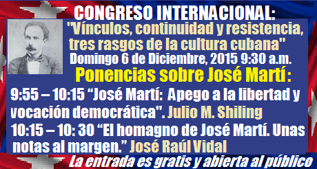 ponencias sobre Jose Marti