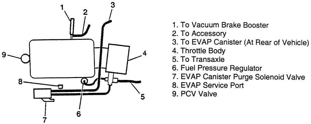 Oldsmobile V6 3400 Engine Diagram