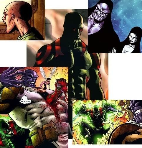 Drax, Serpente da Lua e a morte de Thanos