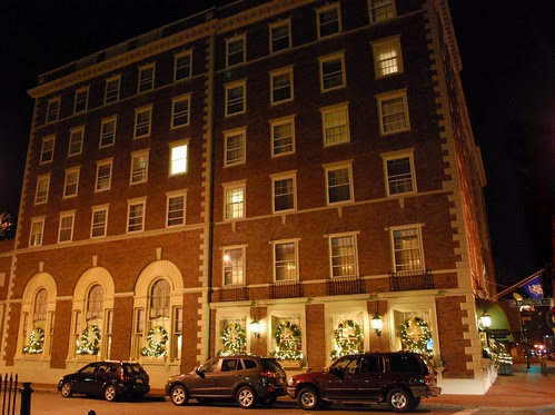 The Hawthorne Hotel from Salem Common at Night