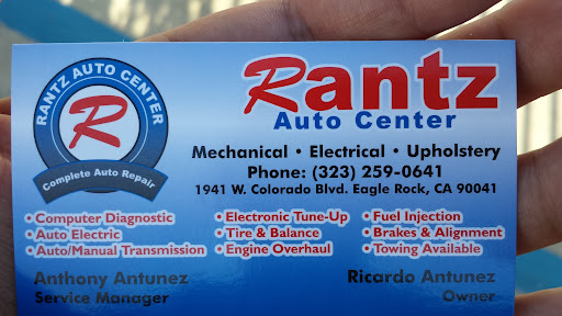 Auto Repair Shop «Rantz Auto Center», reviews and photos, 1941 Colorado Blvd, Los Angeles, CA 90041, USA