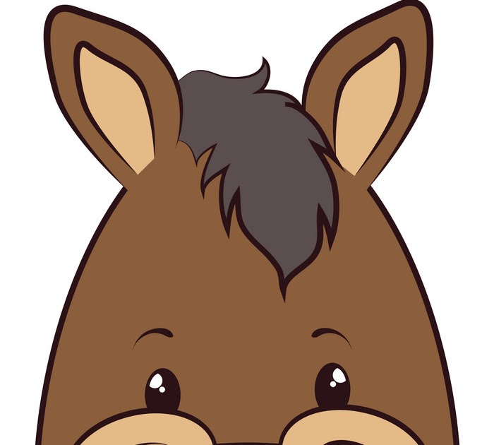 Cartoon Horse Face - Carinewbi