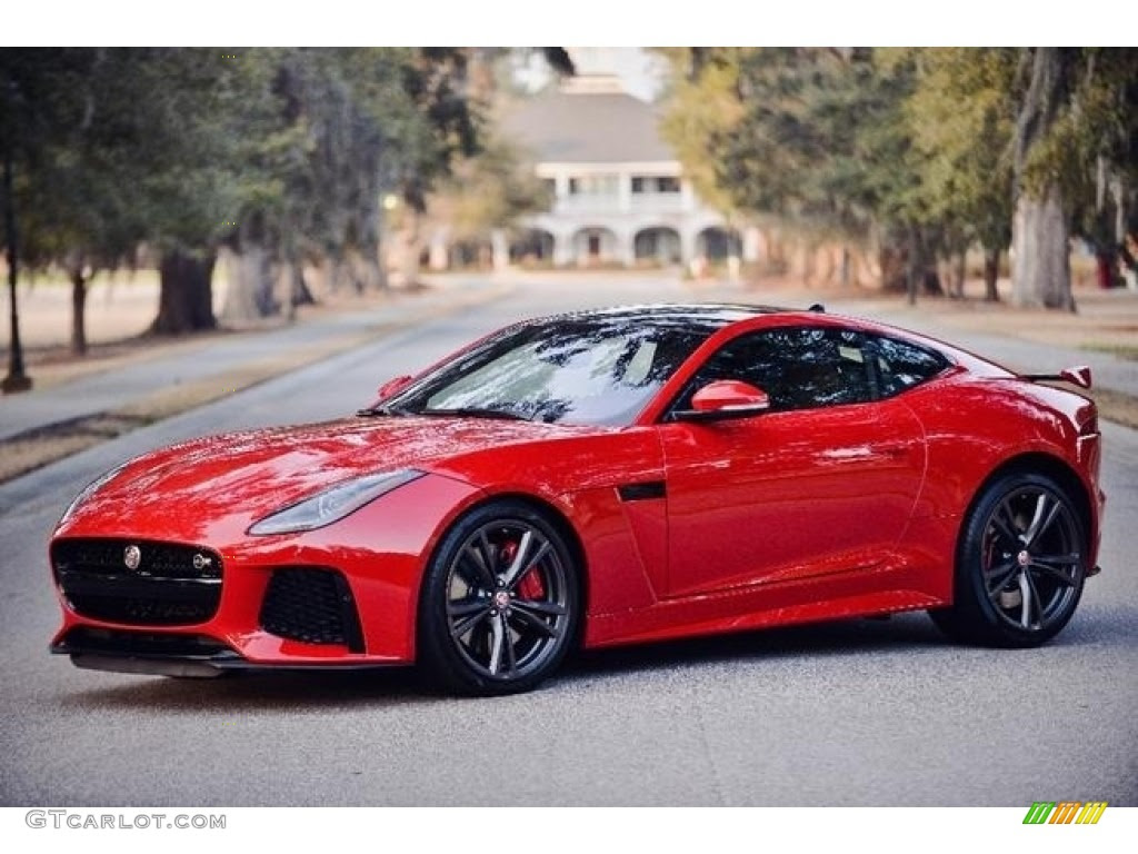 Jaguar f Type Red