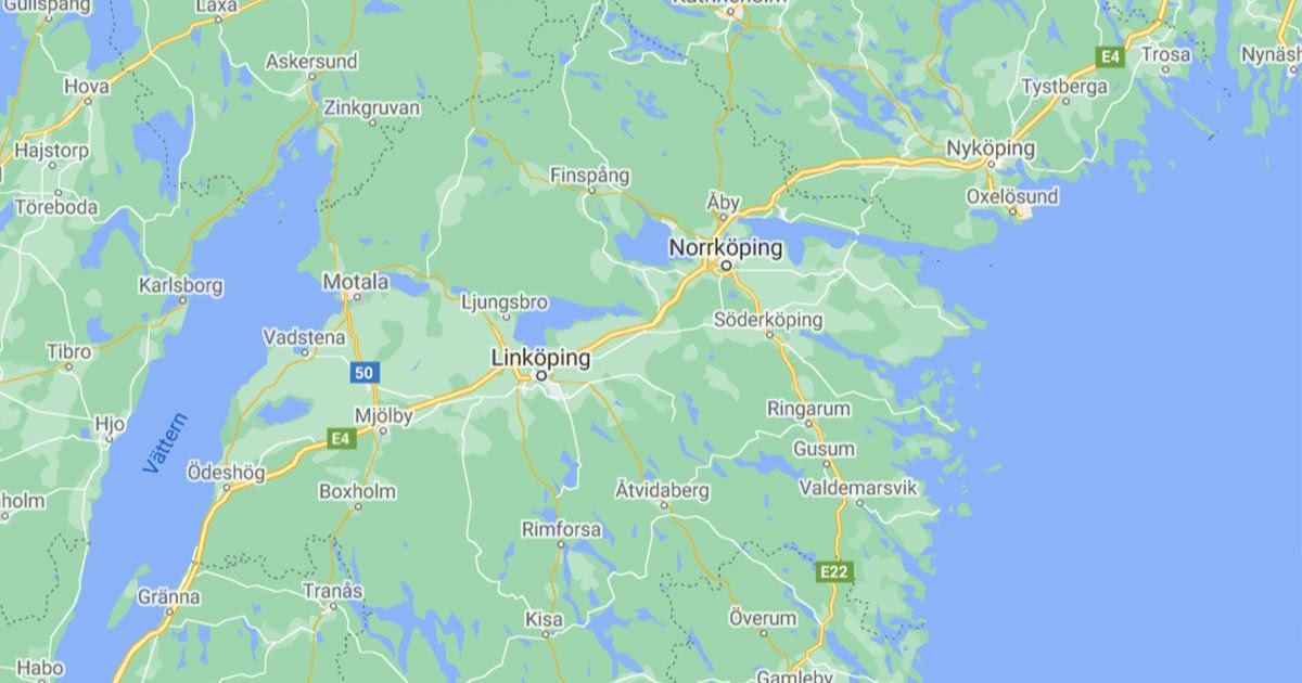 Östergötland Karta : Vikingarnas Landskap : Använd gärna kartan som en