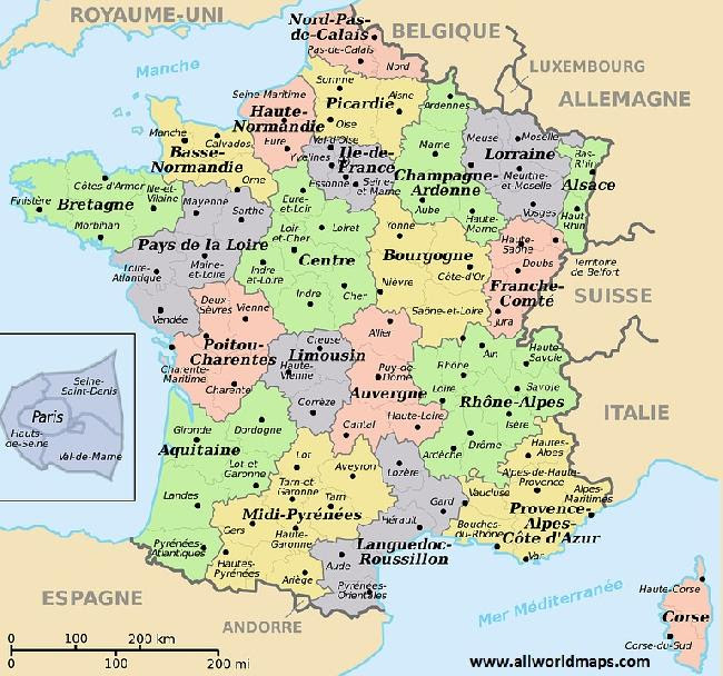France Location On World Political Map Large Old Political And