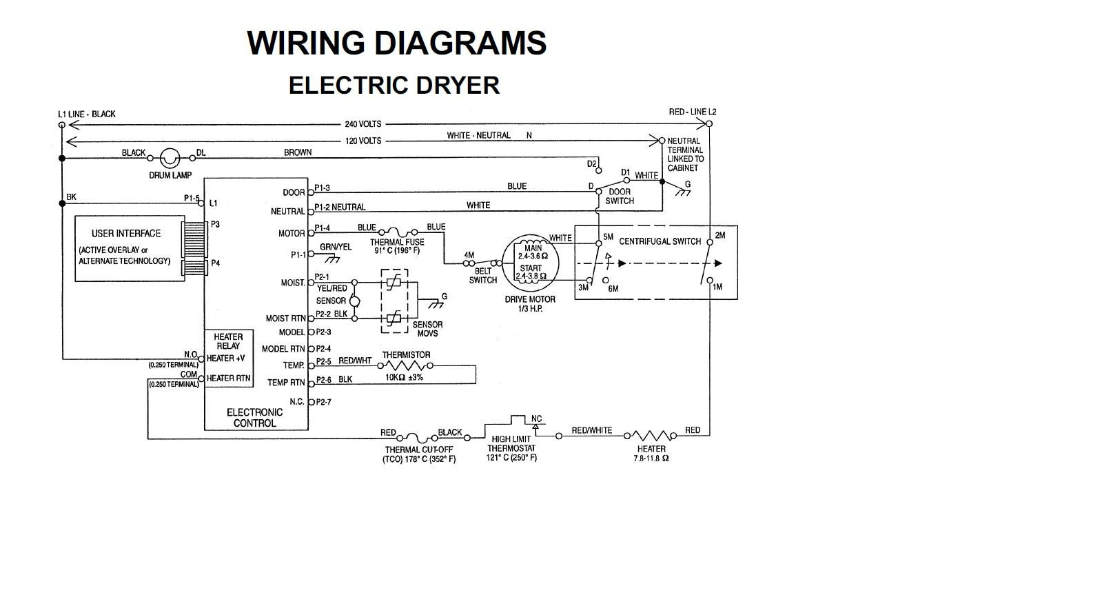 32 Wiring Diagram For A Whirlpool Dryer - Worksheet Cloud