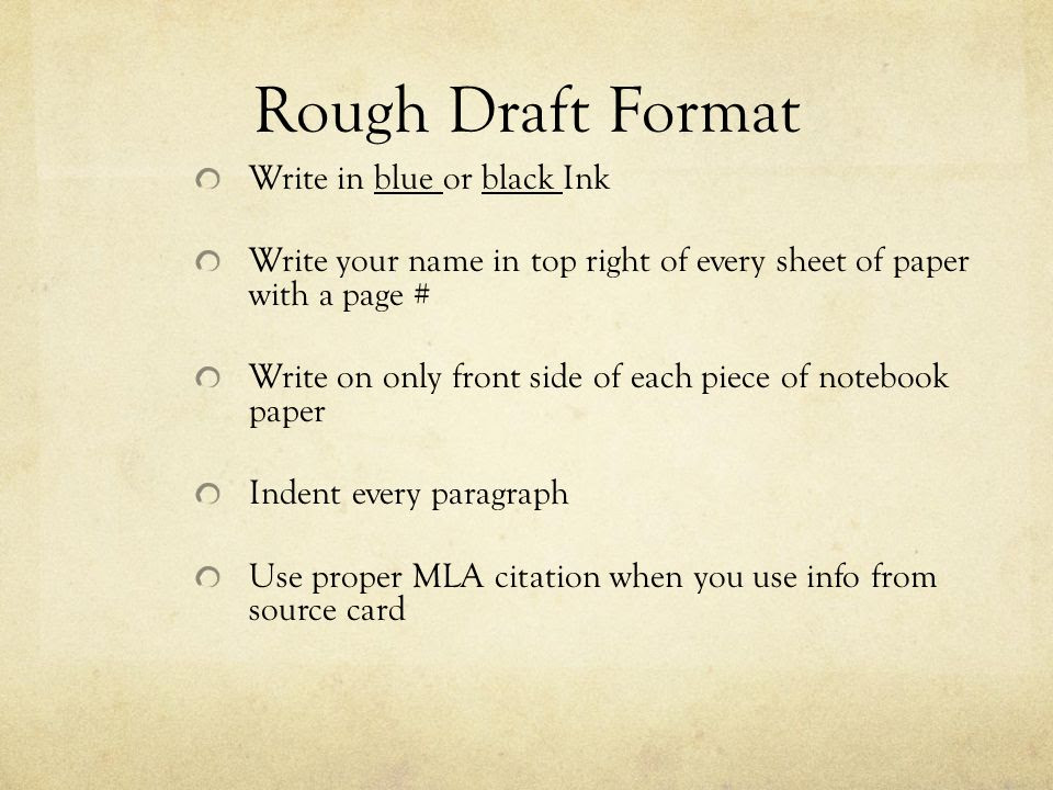 Essay Rough Draft Examples - Example Of Essay Draft Wtc Writing The