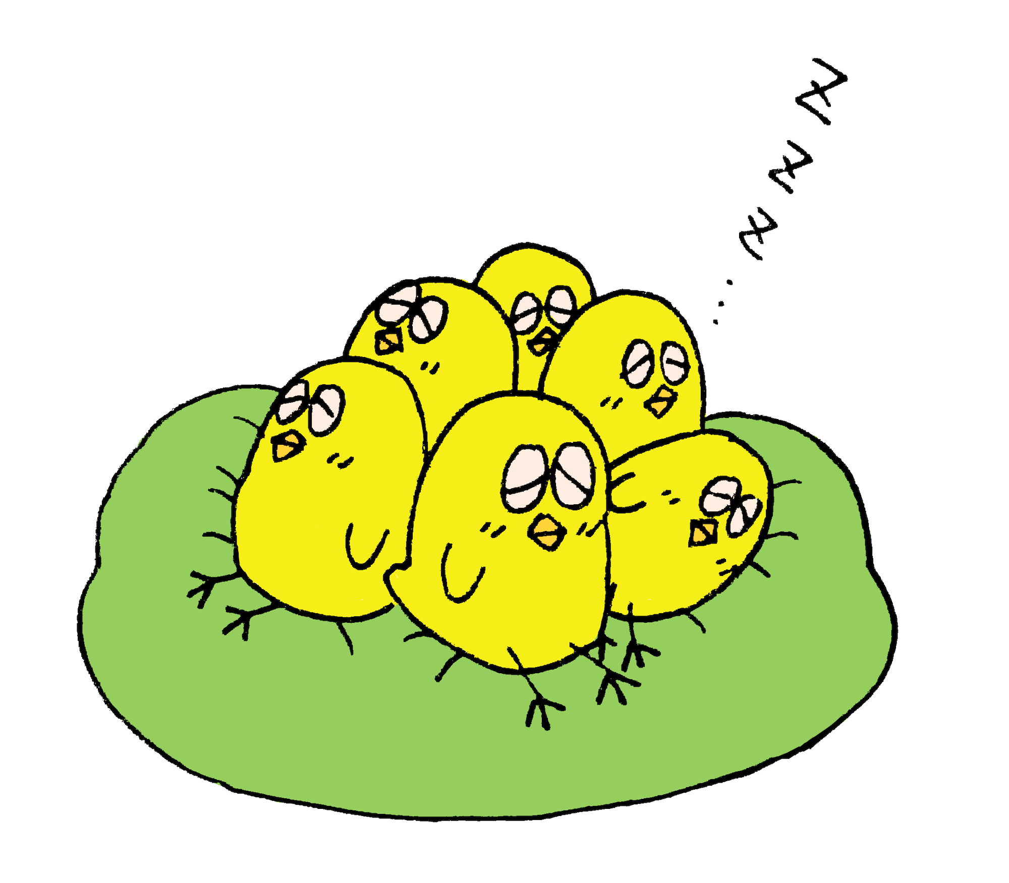 無料でダウンロード 簡単 ぴよたそ ひよこ イラスト Ikiikukowerocq