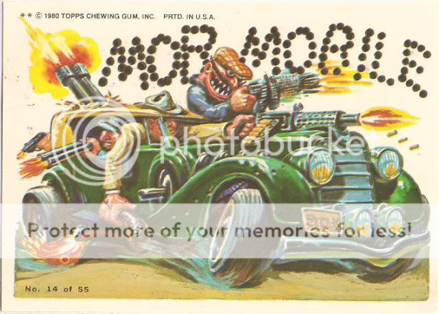 TOPPS WEIRD WHEELS 1980