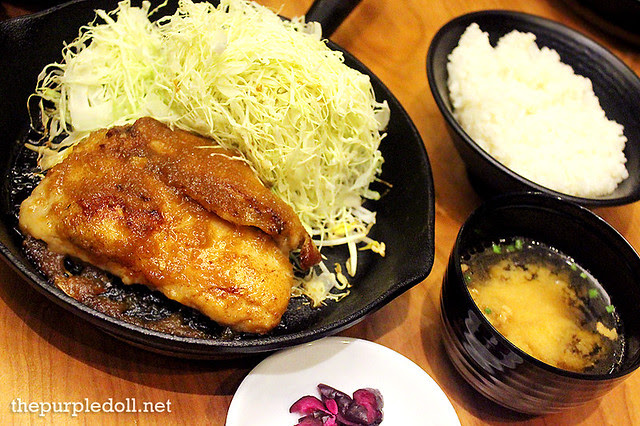 Chicken Steak Set with Onion Steak Sauce (P325)