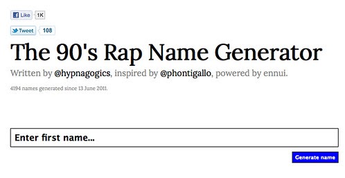 Better Never Than Late The 90 s Rap Name Generator 