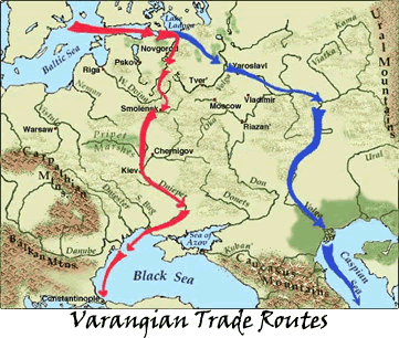route des Varangues vers la Russie