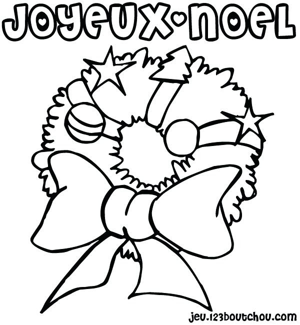 Dessin Noel: Image Joyeux Noel A Colorier