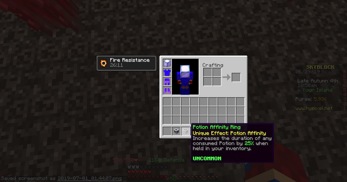 skyblock potions