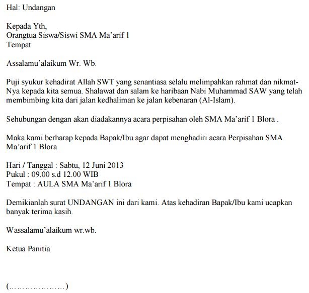 Contoh Surat Balasan Panggilan Interview