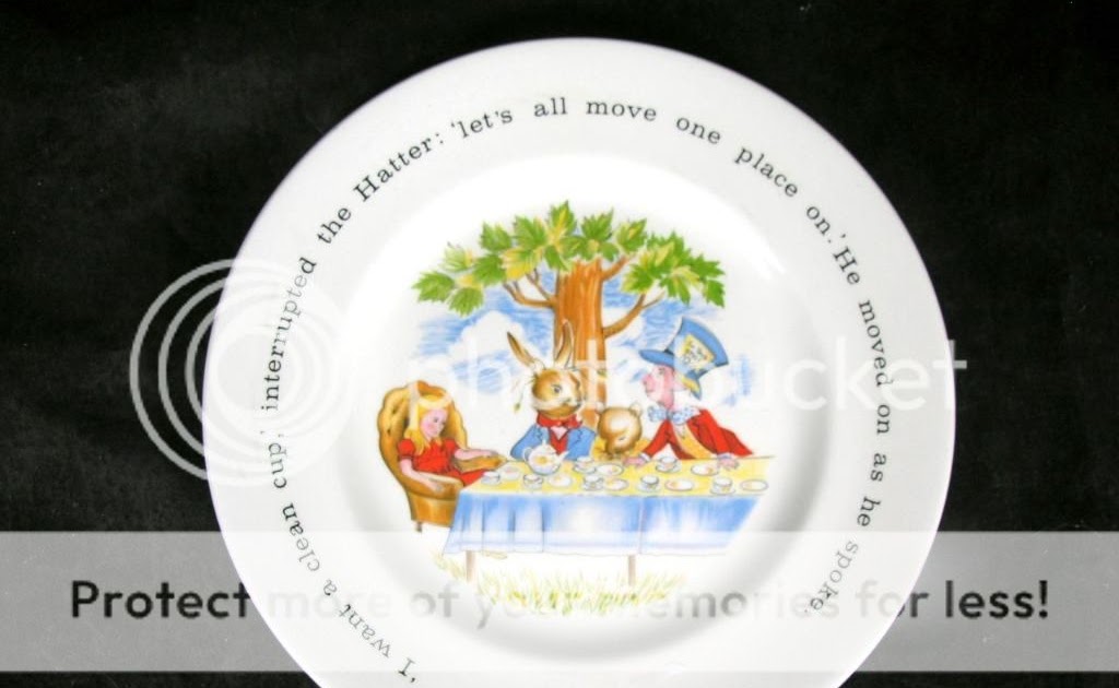 alice in wonderland china set