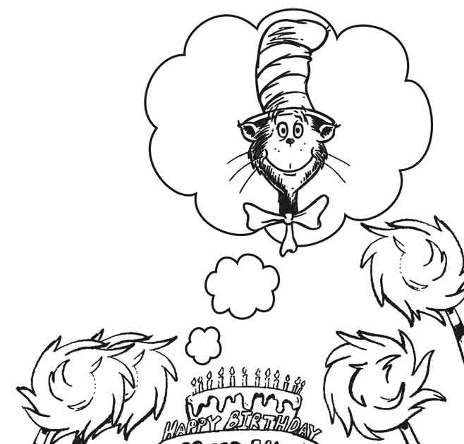 Dr. Seuss Coloring Pages