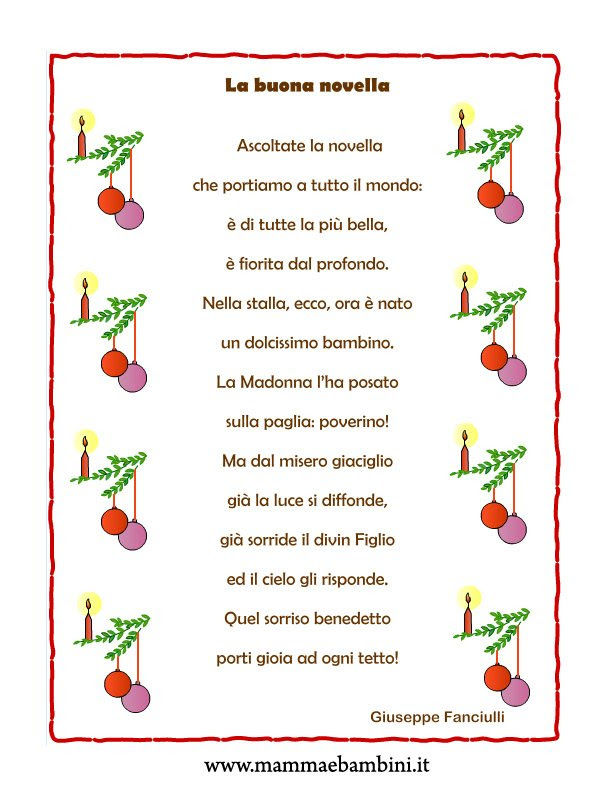 Frasi Sul Natale Per Bambini Scuola Infanzia