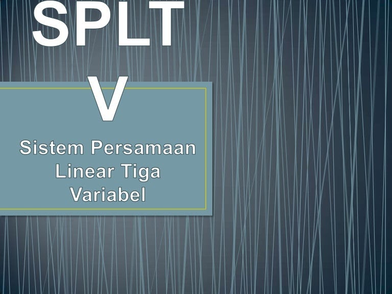 Contoh Soal Cerita Spltv Tentang Umur - Contoh Soal Pelajaran