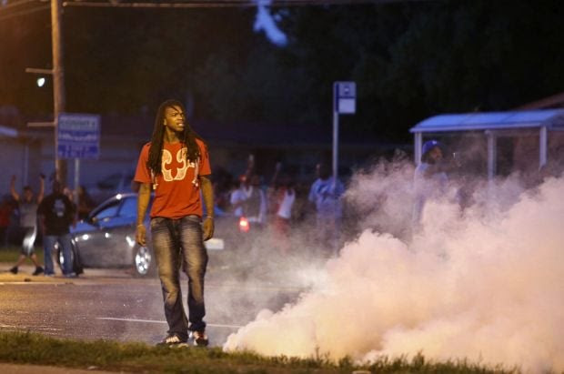 Tear gas Fired in Ferguson
