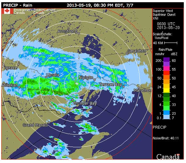 Thunder Bay Radar Map
