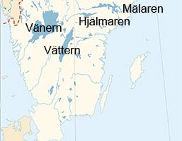 Sveriges Största Sjöar Karta | Karta