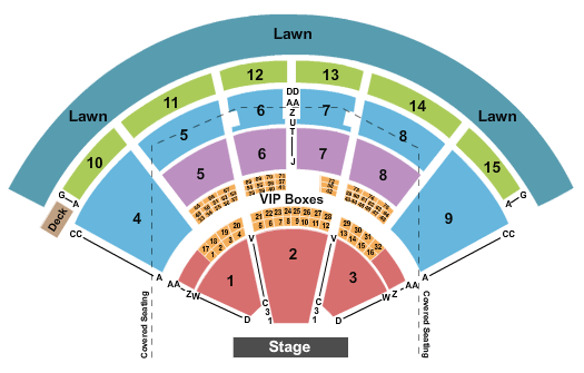 Hollywood Casino Amphitheatre Lawn Seating Chart