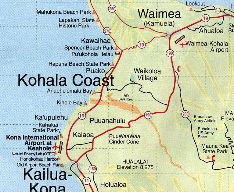 Where Is Kailua Kona Hawaii On A Map Printable Map