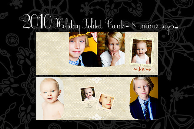 Folded holiday cards